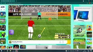 poki penalty shooters game!