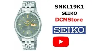 SNKL19K1 Seiko 5 Automatic 21 Jewels Gray Dial