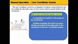 Create A User Coordinate System, industrial robot teaching video programming tutorials