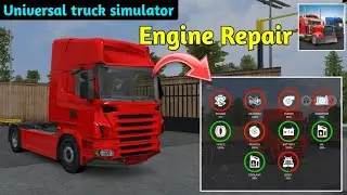 How o repair engine in universal truck simulator | Universal truck simulator engine repair