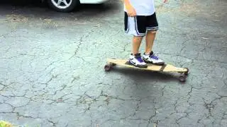 Moving old school kickflip