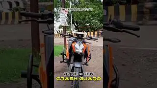 DUKE 3RD GEN CRASH GUARD INSTALLED🔥#duke390#duke250#duke3rdgen#ktm#ktmduke#trending#viral#crashguard