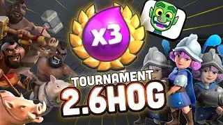 (1/2)Triple Elixir Tournament with 2.6 Hog 😂