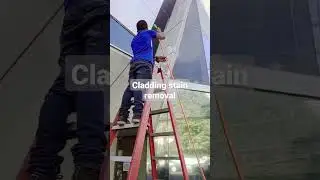 Cladding cleaning for high-rise offices.