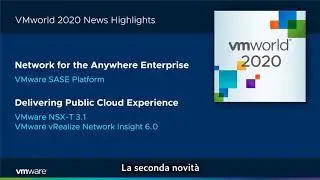 Modern Network - Overview degli annunci del VMworld 2020