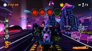 Crash Team Racing Nitro-Fueled (PS4) Online: Rustland Tiny Racing In Electron Avenue