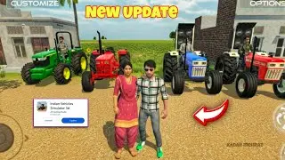 Indian Vehicles Simulator 3D New Update | All Tractors Customization & Gameplay