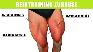 Beintraining zuhause ohne Geräte