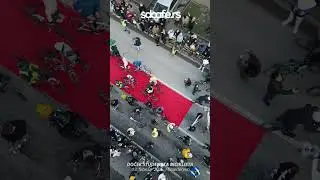 Dolazak studenata biciklista.