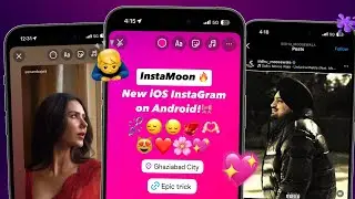 New iOS Instagram On Android | iOS 17.4 Emojis + Share Reel like iPhone | iOS InstaMoon V1