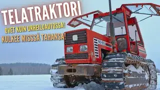Koeajossa harvinainen telatraktori Fiat 80 65