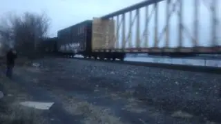 CSX Q439 with a ex CN GP9u