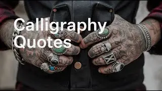 Calligraphy Quotes: Live Drawing Party 4.22