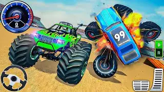 Monster Truck Demolition Derby 3D - Extreme Crash Car Racing Derby - Android Gameplay
