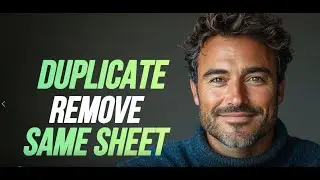 Remove Duplicate Values in Excel | Excel Beginner Tutorial