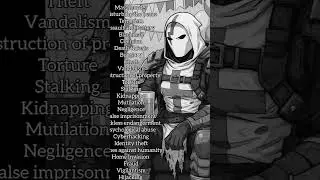 Otaku's crime list #animeoc #anime #Art #OC edit