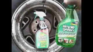 Simple green concentrated all purpose cleaner demo review on dirty tire