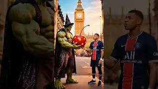 Messi, Neymar & Mbappe got Hulk's muscle boost &mdash; Ronaldo got tricked into getting fat! #ronaldo