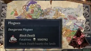 CK3 Timelapse but the Black Death is eternal (1066)