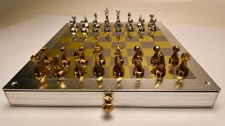 5-Axis CNC Machining a Metal Chess Set