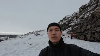 Winter hiking in Bogd Khan Mountain: Nukhitin Am to Zanabazar&rsquo;s Cave, Mongolia.