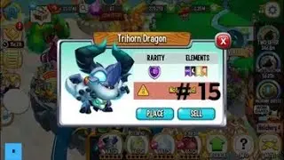 Dragon city # 15:Trihorn dragon