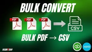 Bulk Convert Invoice PDFs to CSV in Seconds | QuickBooks & Xero Integration