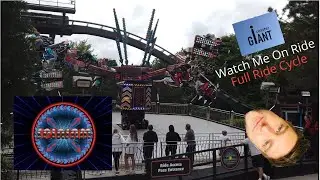 Alton Tower New Retro Squad Ride Spin Jam Full Cycle