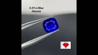 0.59 ct Rare Blue Hauyne from Afghanistan 🇦🇫 #hauyne #raregems #gemstone #preciousstones #afghan