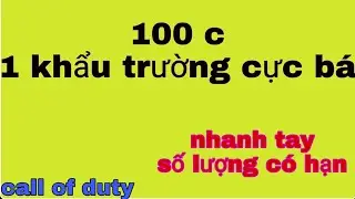 [ Call of duty mobile ] &bull; Nhận Giftcode cực dễ cho t&acirc;n thủ - mẹo nhận code & chơi game