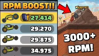 КОЛЕСА РОТАТОРА ВРАЩАЮТСЯ СО СКОРОСТЬЮ 3000 ОБ/МИН!! 🤯🔥 В ВИДЕОСООБЩЕСТВА - Hill Climb Racing 2