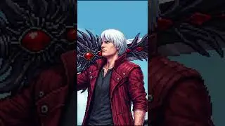 Devil May Cry PIXEL ART  #ia #ai #pixelart
