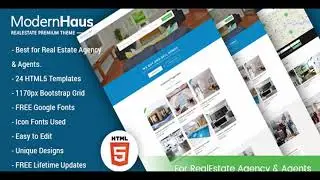 ModernHaus - Real Estate HTML Template | Themeforest Website Templates and Themes