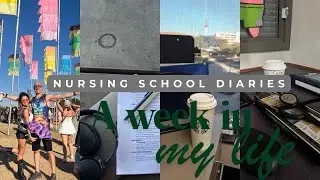  Nursing school vlog | ACL, Clincals, Happy Hour, & Lecture!
