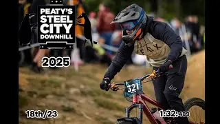 My First Ever Race! Steel City Downhill 2025🔥🤟 #downhillracing #fun #mtb #bike #downhill #steelcity 