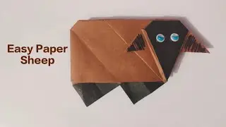 Origami Sheep Tutorial | Easy Paper Sheep animal | How to make paper animal