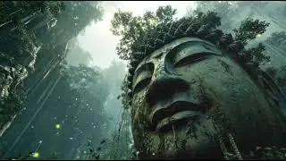 Deep Jungle Ambience 🌿 Ancient Asian Cave & Giant Statue Relaxation Meditation Mindfulness