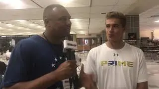 Jake Garcia Miami commit chats with Gotmix News at Prime 21 Camp