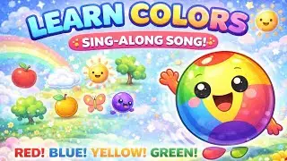 Learn Colors with Happy Ball 🎈 | Fun Baby Song for Toddlers