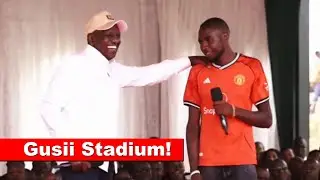 Listen to what this fearless Kisii GEN Z told Ruto face to face today in Kisii!