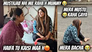 Prank on Nazma mummy 👩 || Mustajab nhi mil raha h || police 👮 complaint kr || Haifa & Qashif vlog