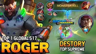 Roger Best Build 2021 | Top 1 Global Roger Gameplay | Mobile Legends✓