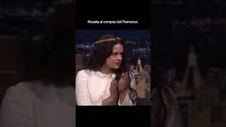 Rosal&iacute;a con Jimmy Fallon al comp&aacute;s del flamenco #youtubeshorts #lux #jimmyfallon #letra #rosalia