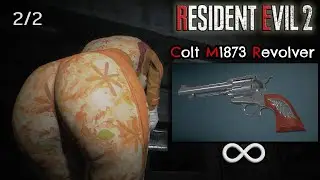 Resident Evil 2 Remake - Infinite Colt M1873 Revolver with Claire in Hardcore 2/2 #walkthrough