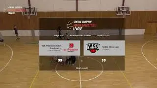 CEYBL U12, 30. 1. 2026, BK VIVIDBOOKS Pardubice - WKK Wroclaw