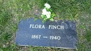 Actress Flora Finch Grave Hollywood Forever Cemetery Los Angeles California USA April 16, 2023