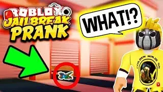 ROBLOX JAILBREAK FIRE STATION SECRET EASTER EGG PRANK!! (w/ Golden Ninja 50) *HE FELL FOR IT!*
