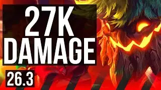 MAOKAI vs RIVEN (TOP) | 27K damage | EUW Grandmaster | 26.3