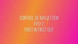 FIFO2 CONTROL DE MAGATZEM