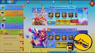 Lords Mobile - Chill stream , buying packs , finishing Guild Fest and Gear Checks